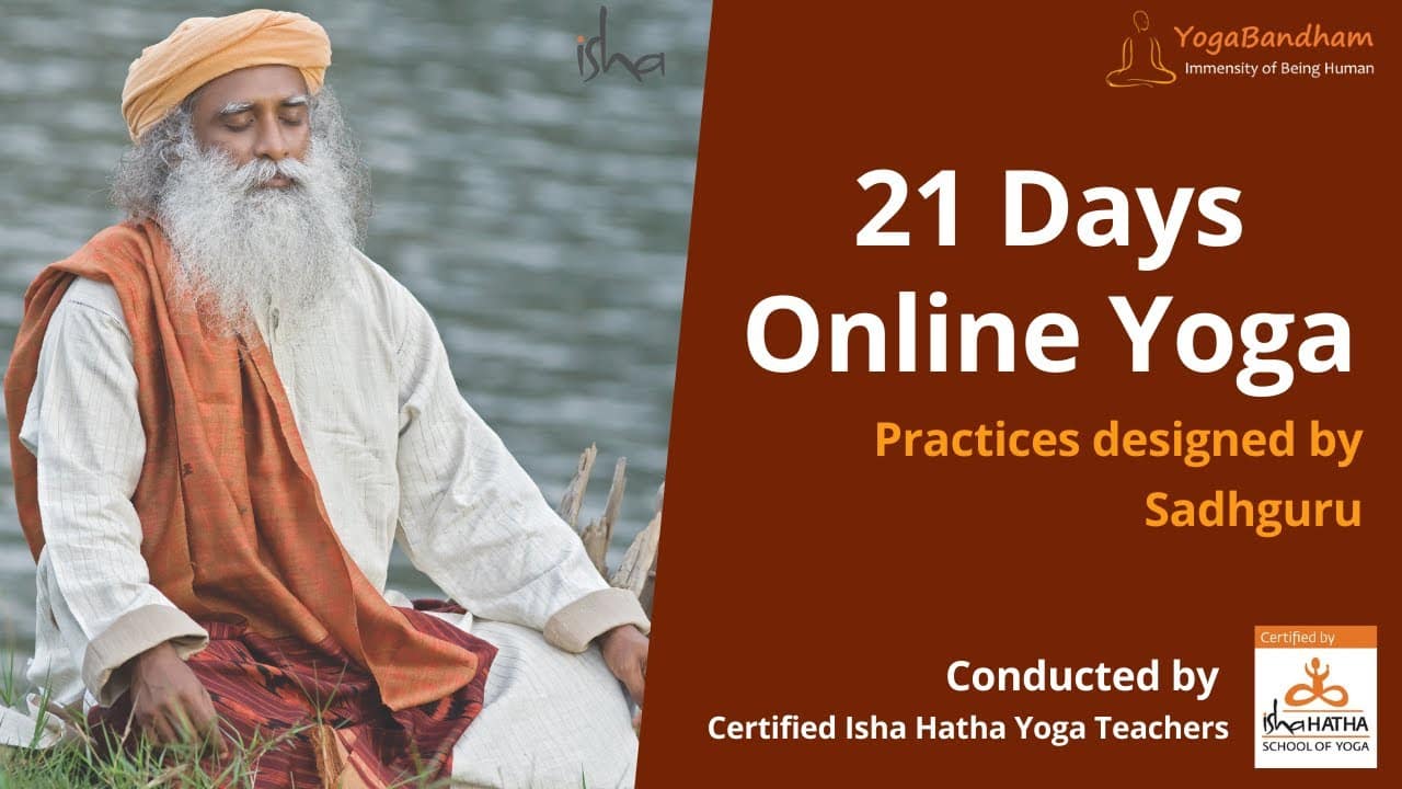 Online Register for 21 days Upa-Yoga Program by Sadhguru